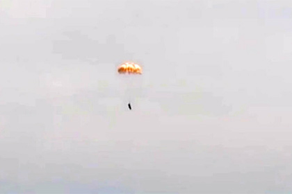 Появилось видео попытки расстрела пилота сбитого в Сирии самолета